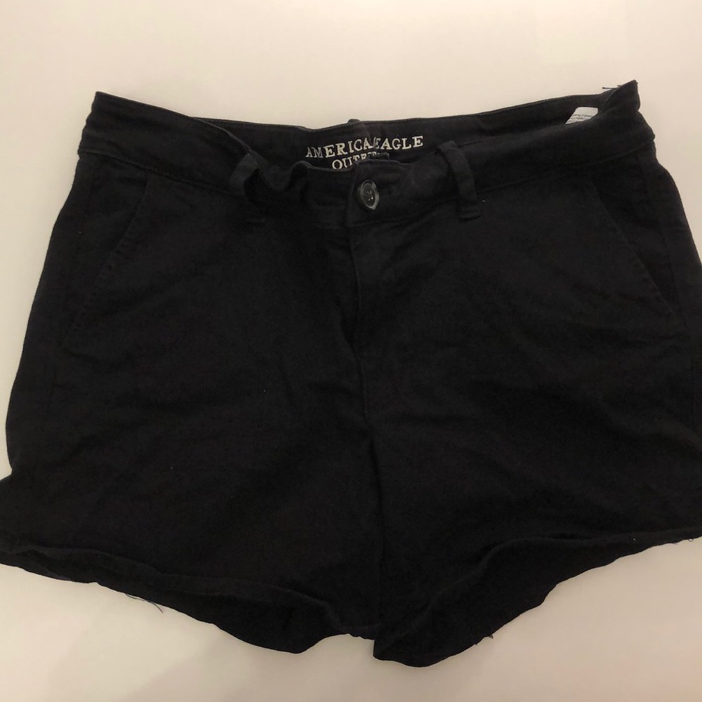Black Midi Shorts (super stretch)